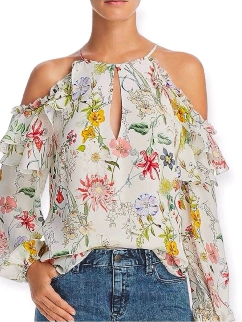 Parker Silk Floral Blouse